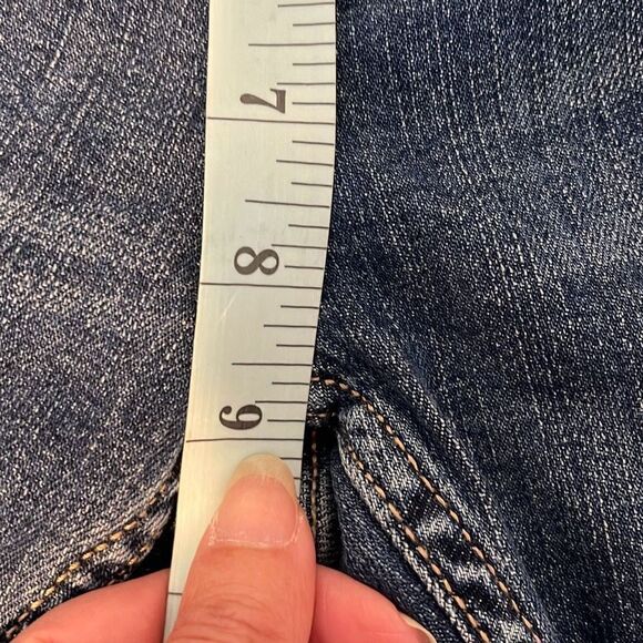 Banana Republic Women's Girlfriend‎ Mid-Rise Straight Leg Jeans Blue Size 26/2 - Picture 7 of 8